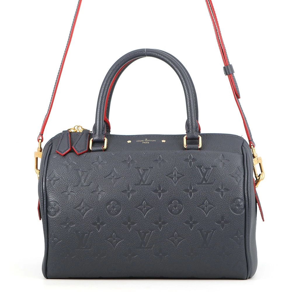Louis Vuitton Monogram Empreinte Speedy Bandouliere Handbag Shoulder